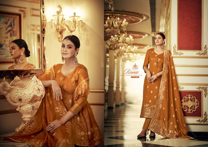 Rinaaz By Belliza Viscose Dola Silk Dress Material Wholesale Shop In Surat